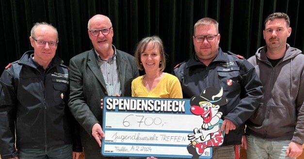 Jugendfeuerwehr Treffen bekam gro&szlig;z&uuml;gige Spende